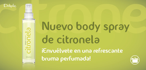 body spray de citronela